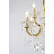 Canada LED 38.6 inch Satin Brass Chandelier Ceiling Light